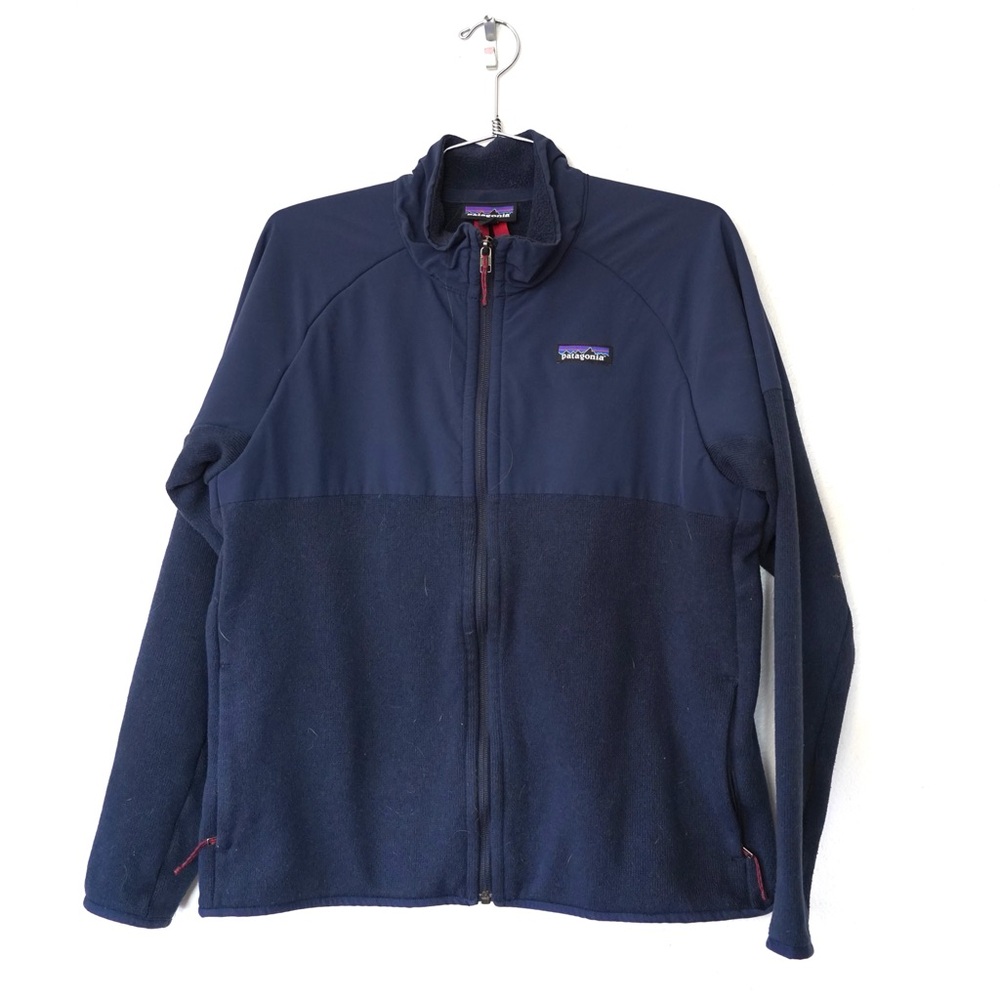 PATAGONIA Navy Lightweight Better Sweater Shelled Fleece Jacket Women’s Size L
